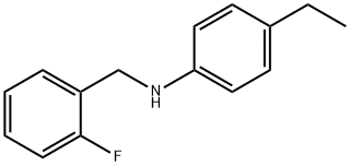 4-Ethyl-N-(2-fluorobenzyl)aniline, 97% Struktur