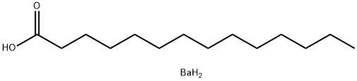 barium myristate Struktur