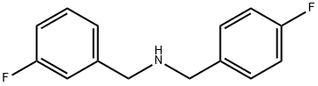 N-(3-Fluorobenzyl)-4-fluorobenzylaMine, 97% Struktur