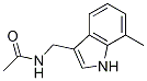 AcetaMide, N-[(7-Methyl-1H-indol-3-yl)Methyl]- Struktur