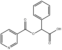 NICOTINIC ACID CARBOXY-PHENYL-METHYL ESTER Struktur