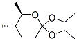 2H-Pyran,2,2-diethoxytetrahydro-5,6-dimethyl-,(5S-trans)-(9CI) Struktur