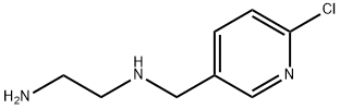 N-(2-CHLORO-5-PYRIDYLMETHYL)ETHYLENEDIAMINE Struktur