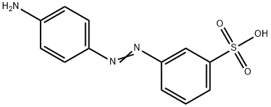 4'-アミノアゾベンゼン-3-スルホン酸 化學(xué)構(gòu)造式