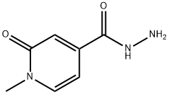 2-Oxo-1,2-dihydropyridine-4-carboxylic acid hydrazide Struktur