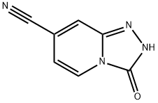 3-Oxo-2,3-dihydro-[1,2,4]triazolo-[4,3-a]pyridine-7-carbonitrile Struktur