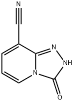 3-Oxo-2,3-dihydro-[1,2,4]triazolo-[4,3-a]pyridine-8-carbonitrile Struktur