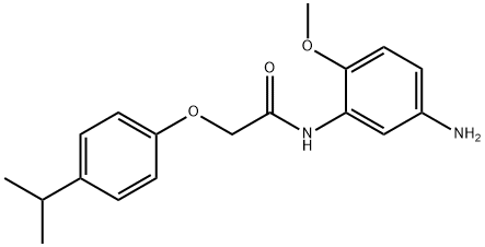 N-(5-Amino-2-methoxyphenyl)-2-(4-isopropylphenoxy)acetamide Struktur