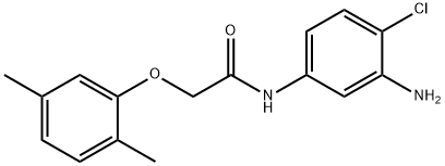 N-(3-Amino-4-chlorophenyl)-2-(2,5-dimethylphenoxy)acetamide Struktur