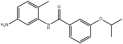 N-(5-Amino-2-methylphenyl)-3-isopropoxybenzamide Struktur