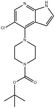 TERT-BUTYL4-(5-CHLORO-1H-PYRROLO[2,3-B]PYRIDIN-4-YL)PIPERAZINE-1-CARBOXYLATE price.