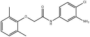 N-(3-Amino-4-chlorophenyl)-2-(2,6-dimethylphenoxy)acetamide Struktur