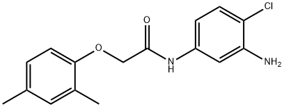 N-(3-Amino-4-chlorophenyl)-2-(2,4-dimethylphenoxy)acetamide Struktur