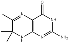 2-aMino-6,7,7-triMethyl-7,8-dihydropteridin-4(3H)-one Struktur