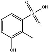 3-Hydroxy-2-methylbenzenesulfonic acid Struktur