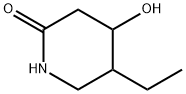 5-Ethyl-4-hydroxypiperidin-2-one Struktur