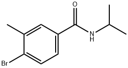 N-Isopropyl4-bromo-3-methylbenzamide Struktur