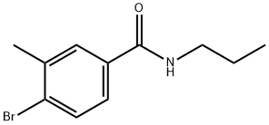 4-Bromo-3-methyl-N-propylbenzamide Struktur