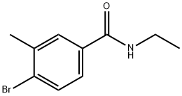 N-Ethyl4-bromo-3-methylbenzamide Struktur