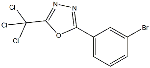 2-(3-Bromophenyl)-5-trichloromethyl-1,3,4-oxadiazole Struktur