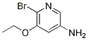 6-Bromo-5-ethoxypyridin-3-amine Struktur