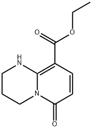 Ethyl 6-oxo-2,3,4,6-tetrahydro-1H-pyrido[1,2-a]pyrimidine-9-carboxylate Struktur