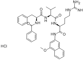 BZ-PHE-VAL-ARG-4M-BETA-NA HCL Struktur