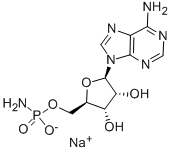 ADENOSINE 5'-MONOPHOSPHORAMIDATE SODIUM SALT Struktur