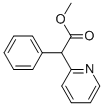 alpha-(2-Pyridyl)-phenylaceticacidmethylester Struktur