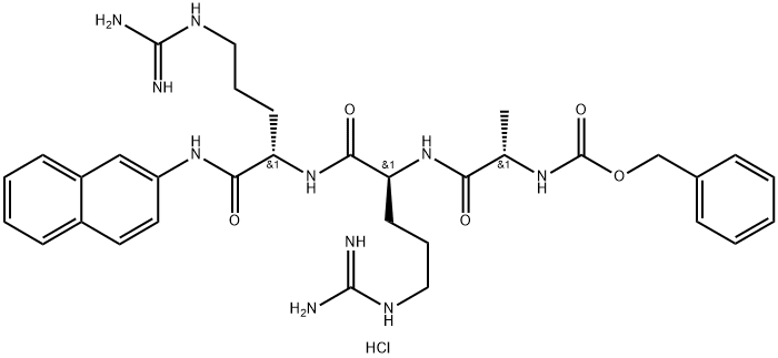 N-CBZ-ALA-ARG-ARG 4-METHOXY-BETA-NAPHTHYLAMIDE ACETATE SALT Struktur