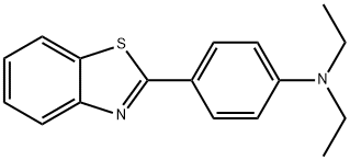 2-(4'-diethylaminophenyl)benzothiazole Struktur