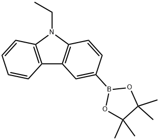 9-ethyl-9H-carbazole-3-boronic acid pinacol ester Struktur