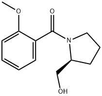 (S)-(-)-1-(2-METHOXYBENZOYL)-2-PYRROLIDINEMETHANOL Struktur