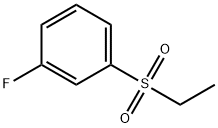 1-Ethanesulfonyl-3-fluorobenzene Struktur