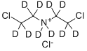 BIS(2-CHLOROETHYL)-D8-AMINE HCL Struktur