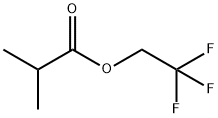 Propanoic acid, 2-Methyl-, 2,2,2-trifluoroethyl ester Struktur