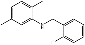 N-(2-Fluorobenzyl)-2,5-diMethylaniline, 97% Struktur