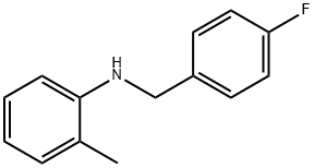 N-(4-Fluorobenzyl)-2-Methylaniline, 97% Struktur