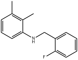 N-(2-Fluorobenzyl)-2,3-diMethylaniline, 97% Struktur