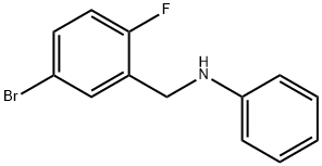 4-BroMo-1-fluoro-2-(phenylaMinoMethyl)benzene Struktur