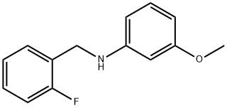 N-(2-Fluorobenzyl)-3-Methoxyaniline, 97% Struktur