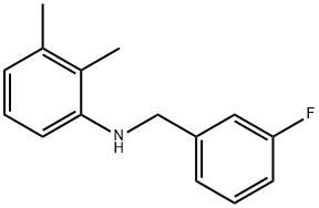 N-(3-Fluorobenzyl)-2,3-diMethylaniline, 97% Struktur