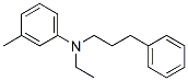 N-Ethyl-N-(3-methylphenyl)benzenepropanamine Struktur