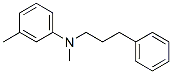 N-Methyl-N-(3-methylphenyl)benzenepropanamine Struktur