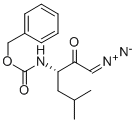 (S)-3-Z-AMINO-1-DIAZO-5-METHYL-2-HEXANONE Struktur