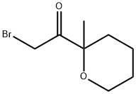 Ethanone, 2-bromo-1-(tetrahydro-2-methyl-2H-pyran-2-yl)- (9CI) Struktur