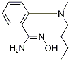 2-[Butyl(methyl)amino]-N'-hydroxybenzenecarboximidamide Struktur