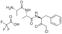 ALA-ALA-PHE-CHLOROMETHYLKETONE TFA Struktur