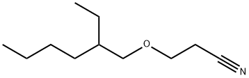 3-[(2-ethylhexyl)oxy]propiononitrile Struktur