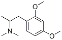 1-(2,4-dimethoxyphenyl)-N,N-dimethyl-propan-2-amine Struktur